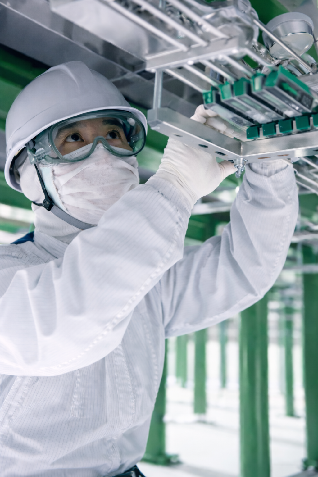 유틸리티 배관 설치 현장